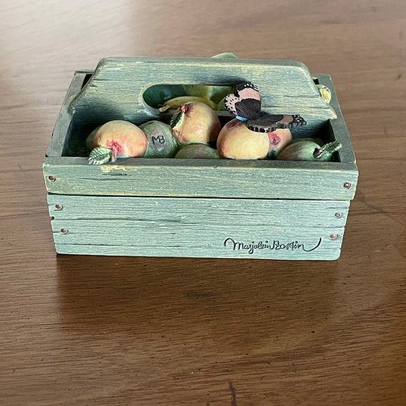 Marjolein Bastin Nature's Sketchbook For Hallmark Fruit/Butterfly Trinket Box - Picture 2 of 13